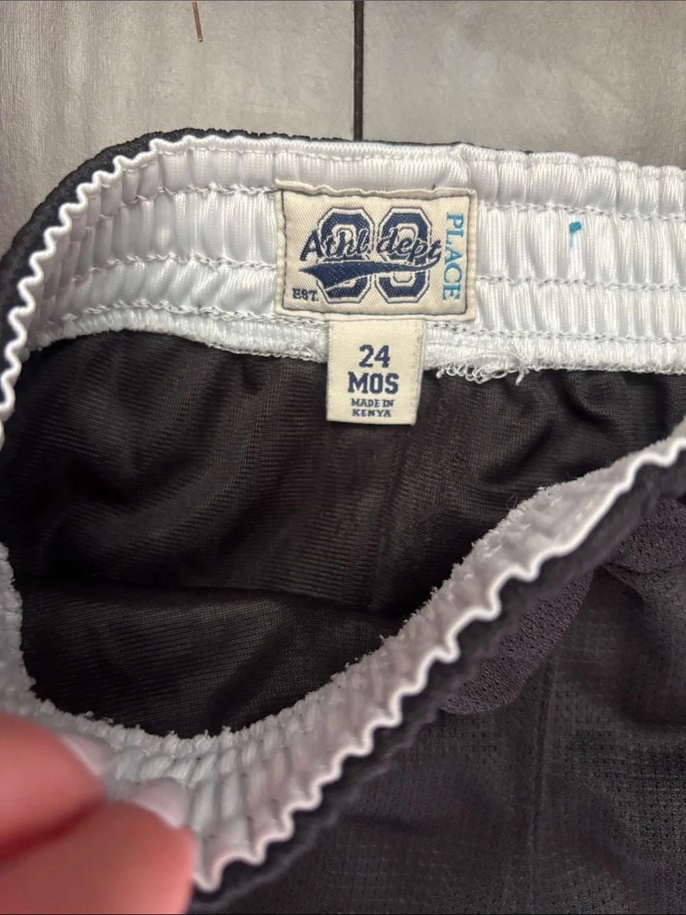 The Children's Place Black & Navy Athletic Shorts Set